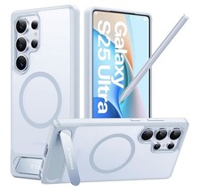 TORRAS Light Blue Strong/seamless magnetic holder Samsung Galaxy S25 Ultra case