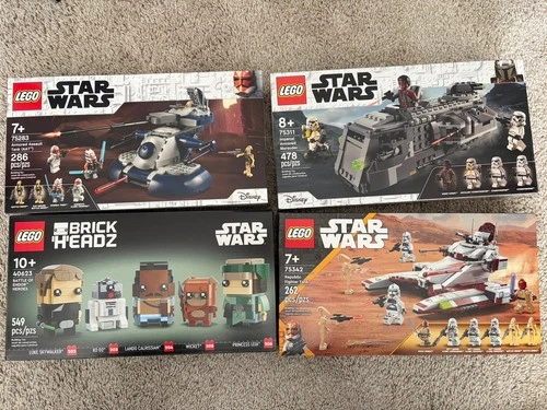 Lego Star Wars Lot -  New 4 Sets - 75342, 75311, 40623, 75283