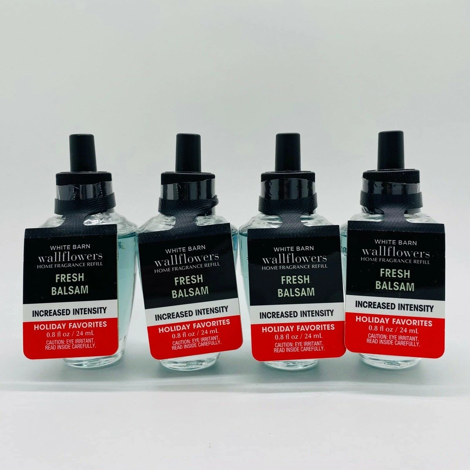 Bath & Body Works WallFlowers Fragrance Refill 0.8 Oz 4 Pack (Fresh Balsam)