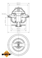 NRF Sensor, KüHlmitteltemperatur 727072 FüR Seat Skoda VW
