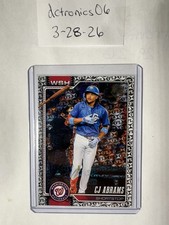 2026 Topps Series One-CJ Abrams Spring T Washington Nationals #152 Baseball Card