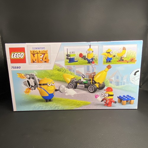 LEGO Minions And Banana Car 75580 Despicable Me 4 Toy Brick Toy NEW SEALED - 第 2/2 張圖片