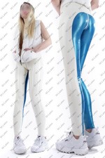 Latex Gummi Rubber crotch zipper Leggings Pants trousers customized 0.4mm 985-4