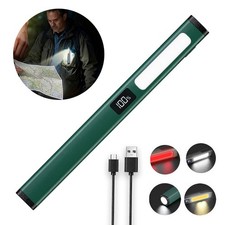 Small Rechargeable Pen Flashlights COB Work Light Portable LED Pocket Flashlight