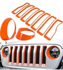 Grille Mesh Inserts Headlight Cover Jeep Wrangler Jl Jlu Unlimited Sport 18-23 Grille Mesh Inserts Headlight Cover Jeep Wrangler Jl Jlu Unlimited Sport 18-23