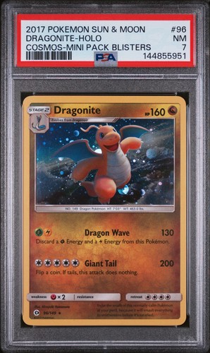 Dragonite graded PSA 7 for sale on eBay