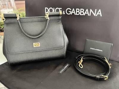 DOLCE&GABBANA Sicily Small leather shoulder bag, New In Bag