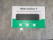 Blink Outdoor 4th gen  Wireless camera, 2K video. Sync Module included  5 camera