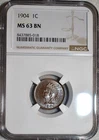 NGC MS-63 BN 1904 Indian Head Cent, Attractively Toned & Razor-Sharp.