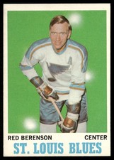 Red Berenson 1970-71 O-Pee-Chee #103 St. Louis Blues EX
