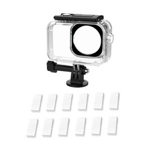 Waterproof Housing for DJI Osmo Action 6 Case with Anti Fog Pads and Screw
