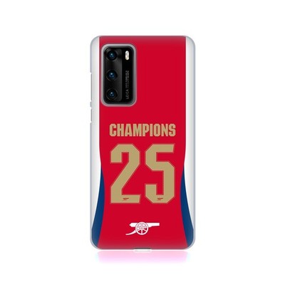 OFFICIAL ARSENAL FC 2025 WOMEN'S CHAMPIONS SOFT GEL CASE FOR HUAWEI PHONES 4