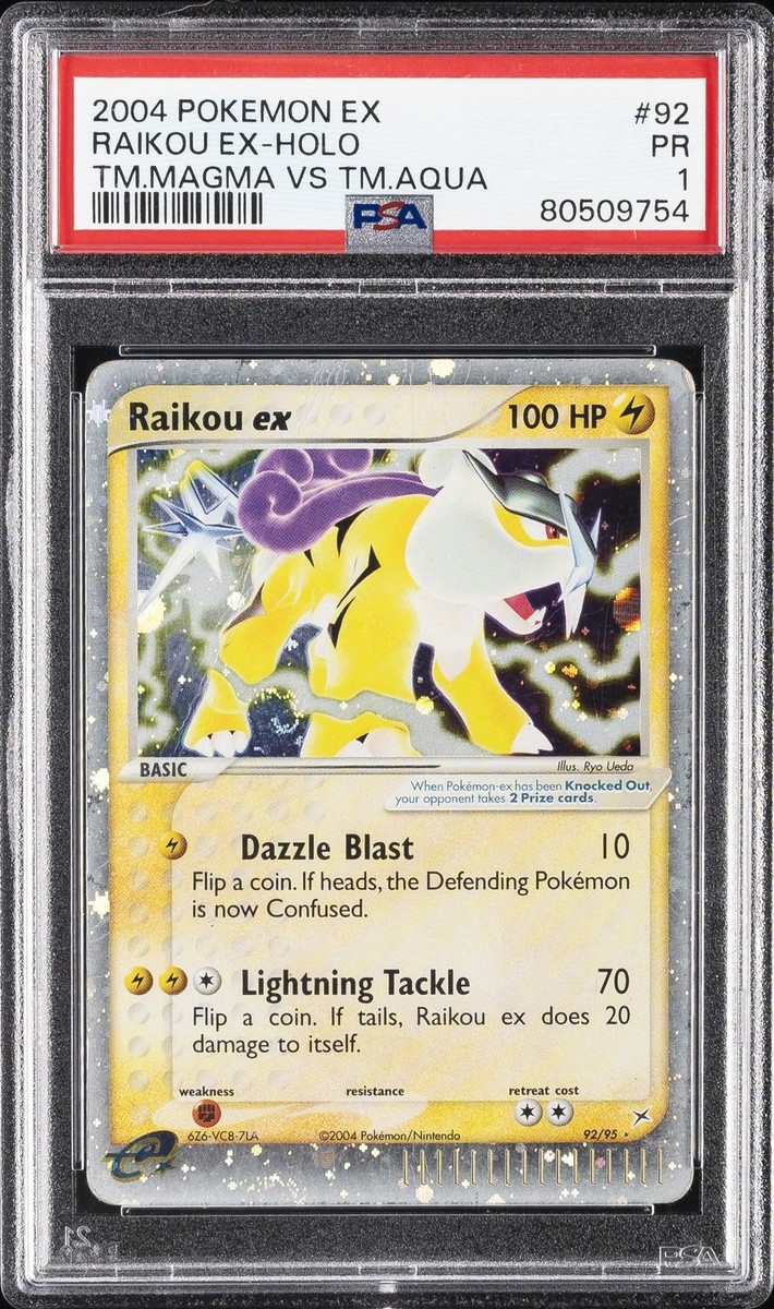 Raikou ex 92/95 Team Magma vs Team Aqua Holo for sale online | eBay
