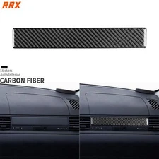 Real Carbon Fiber Co-pilot Dashboard Panel Cover Trim For BMW 3 Series E36 91-99