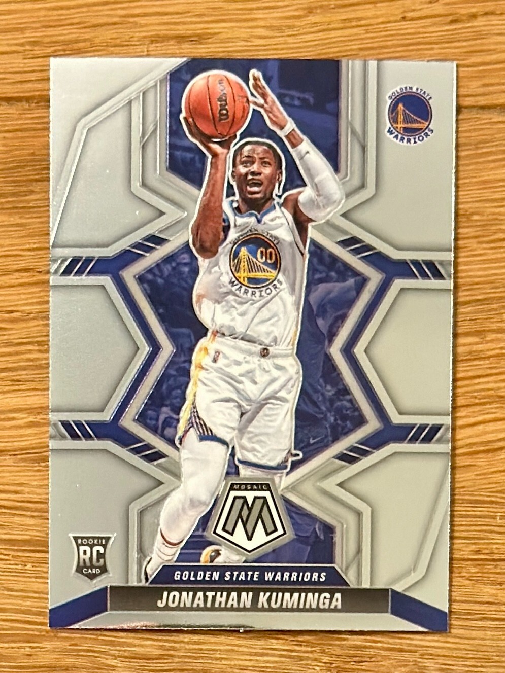 Jonathan Kuminga (RC) 2021-22 Panini Mosaic Rookie #205 💎 Golden State Warriors