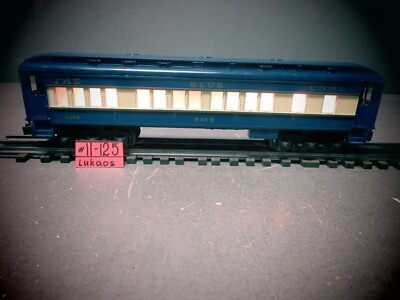 Lionel The Blue Comet Illuminated PASSENGER Car# 9538 ''FAYE'' C-7.