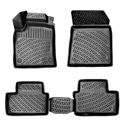 Car Floor Mats Liners For Renault Clio 2019-2023 All Season Heavy Duty Auto Rugs