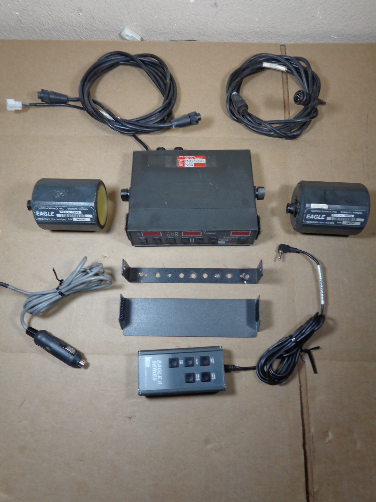 Kustom Eagle II Plus Dual K Band Police Radar unit COMPLETE PACKAGE