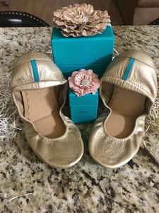 champagne tieks size 8