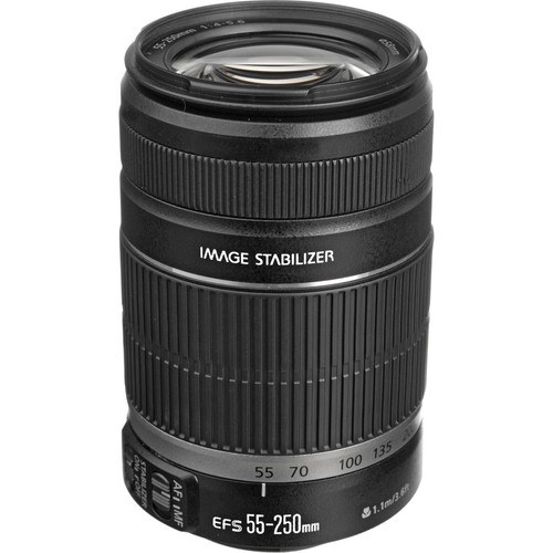 Canon EF-S 55-250mm f/4-5.6 IS Telephoto Zoom Lens For Canon Rebel  DSLR