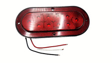 Flat 6 Oval Surface Mount Led Stopturntail Light With Integrated Reflector