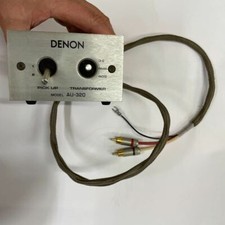 Denon AU-320 Step Up Transformer Mc Phono Cartridge Silver Free Shipping