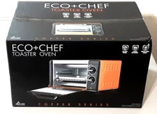 Eco+Chef Toaster Oven Copper Series EC-CETO 800 Watts NEW in Box