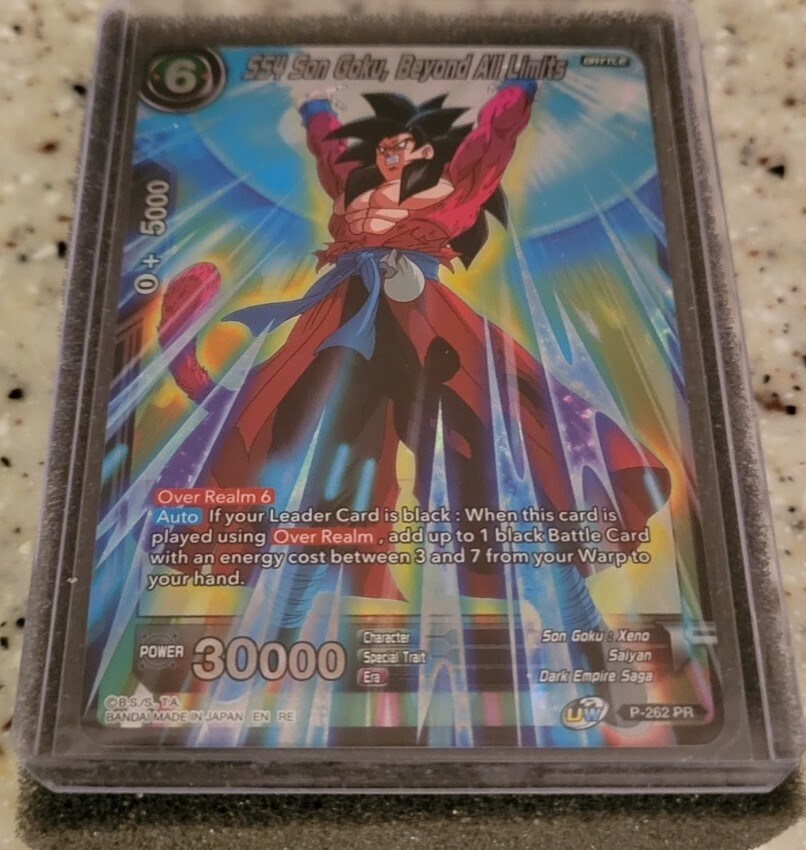 SS4 Son Goku, Beyond All Limits Dragon Ball Super Card Game Card