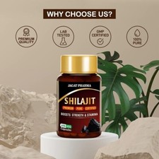 Gorra Himalayan Premium Pure Shilajit Certificada (60 Cápsulas) MEJORA VIGOR-VITALIDAD