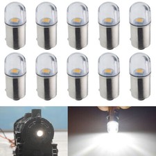 10X 1445 Cool White Light LED Bulbs 18V Bayonet Base Bulb for Lionel Trains