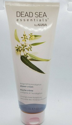 AHAVA Dead Sea Essentials Comforting Invigorating Eucalyptus Shower Cream 7.5 Oz