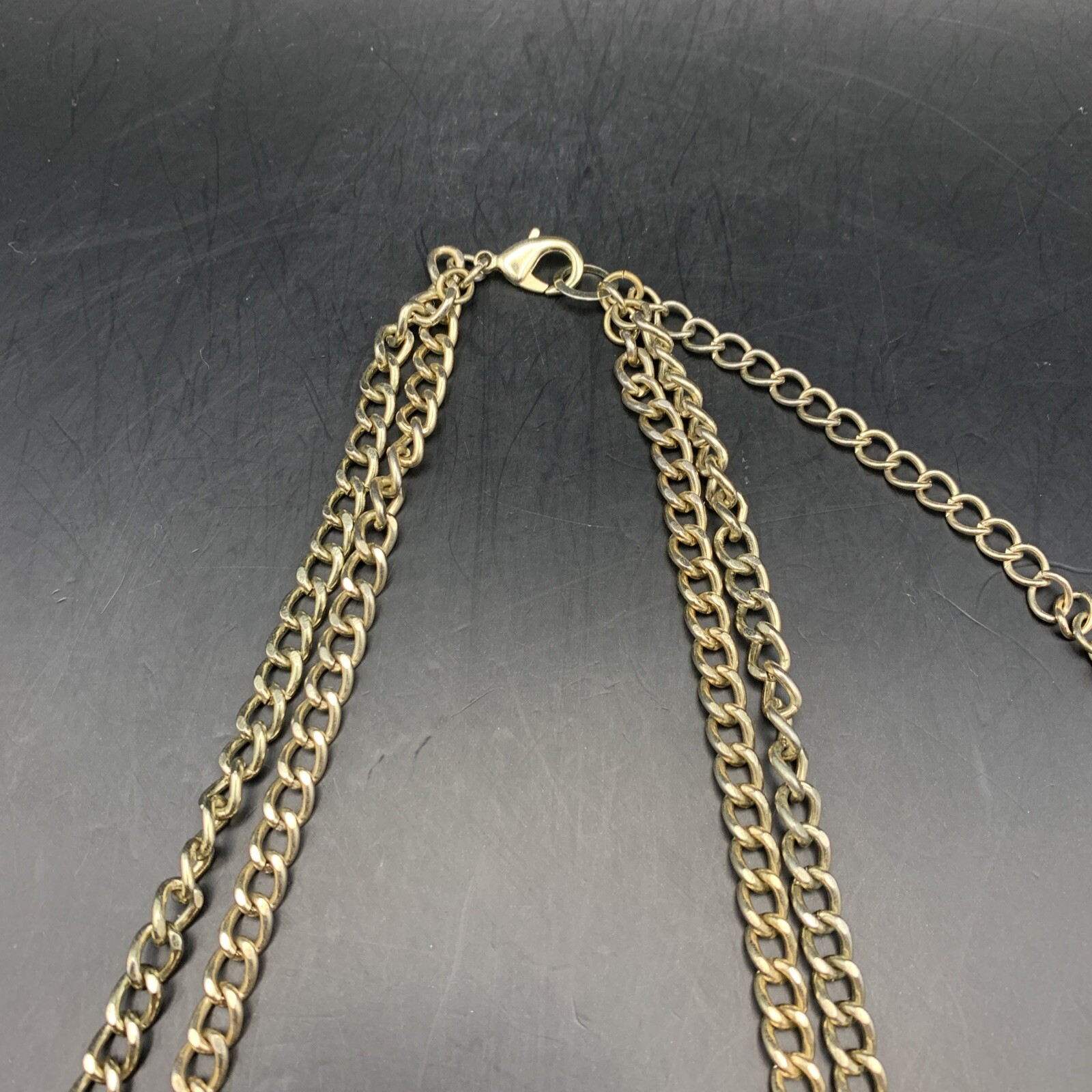 Multicolor Beaded Bib Statement Necklace Acrylic … - image 6