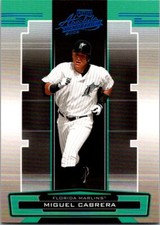 2005 Playoff Absolute Memorabilia #70 Miguel Cabrera Retail Blue Nmnt-Mnt