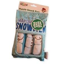 Hide And Seek Interactive Squeaky Plush Crinkle Puzzle Snack Bag Dog Toy NEW!!