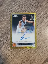 2022-23 Topps Chrome OTE Elite Tyler Smith Rookie Auto /50 GOLD WAVE Refractor