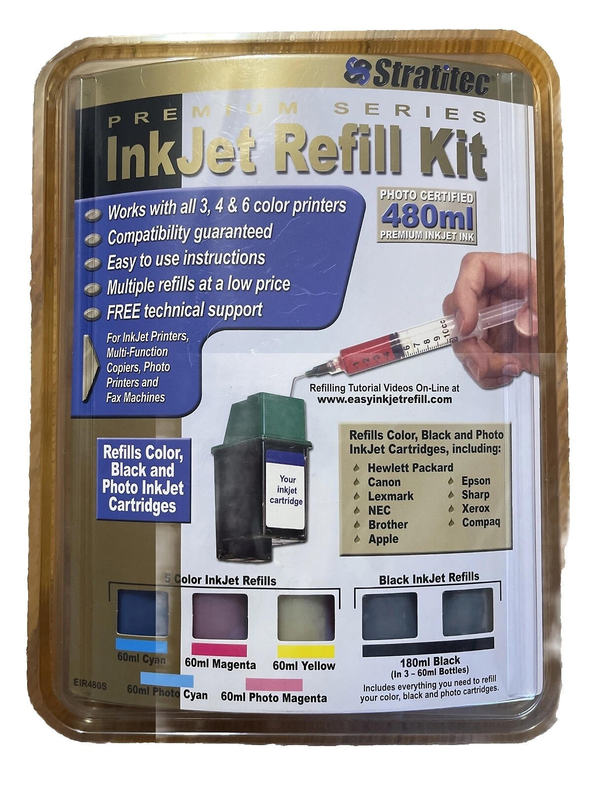 Kits de Recarga de Tinta de impresora Multicolor Para Lexmark