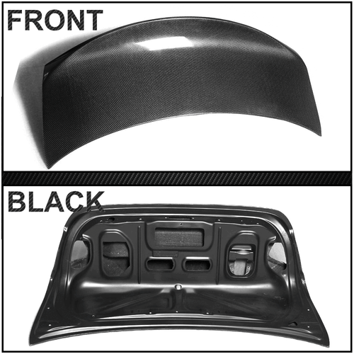 Tapa maletero carbono portón trasero BMW E90 320d 323i 05-08 - Imagen 8 de 9