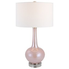 Uttermost Rosa Pink Glass Table Lamp - 30144