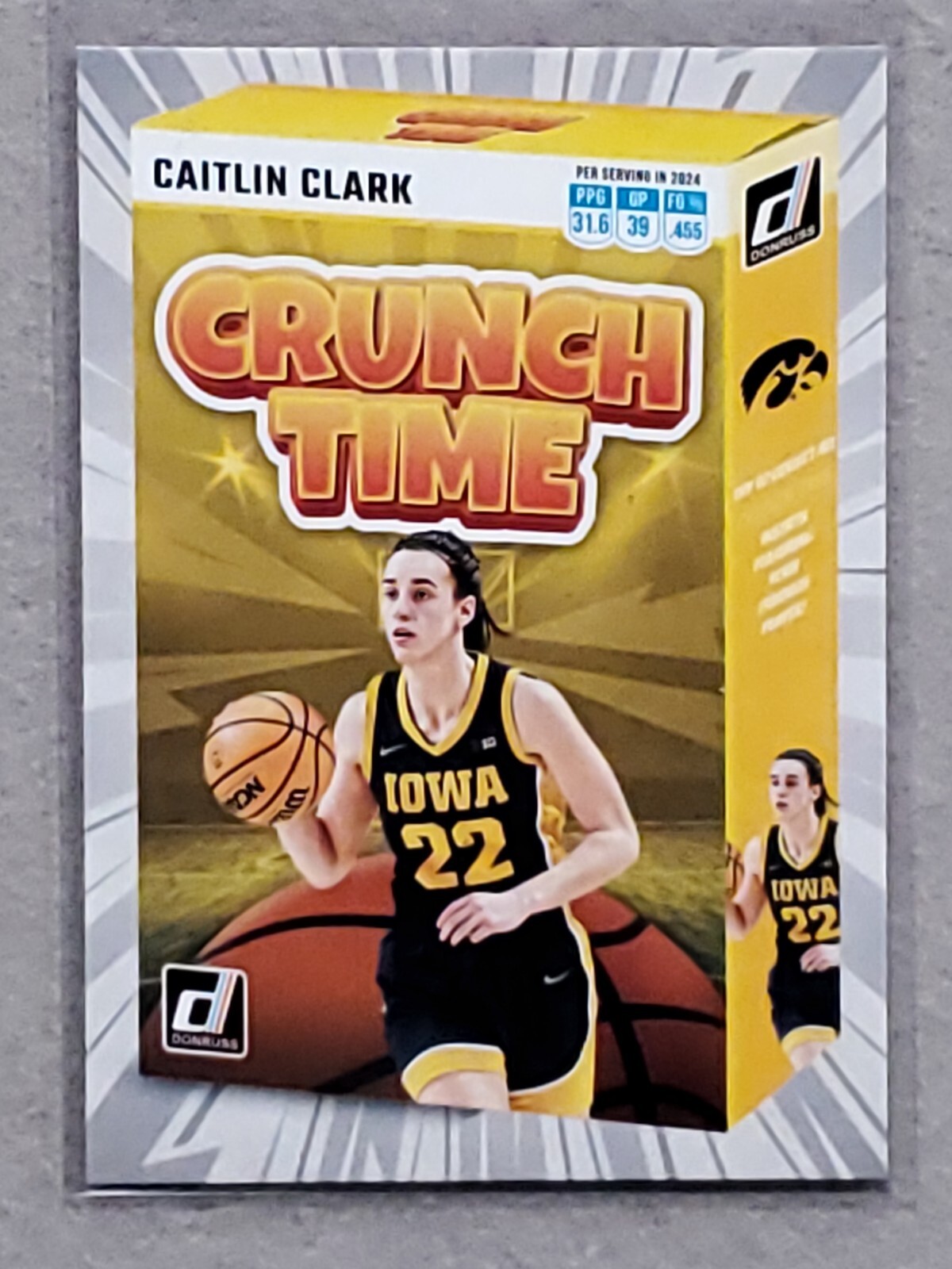 2024 Caitlin Clark #SS-CT1 Crunch Time Rookie RC