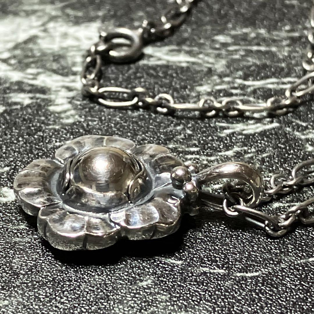 Georg Jensen Year Pendant 2002 SV925 Necklace Silver Color Ladies 