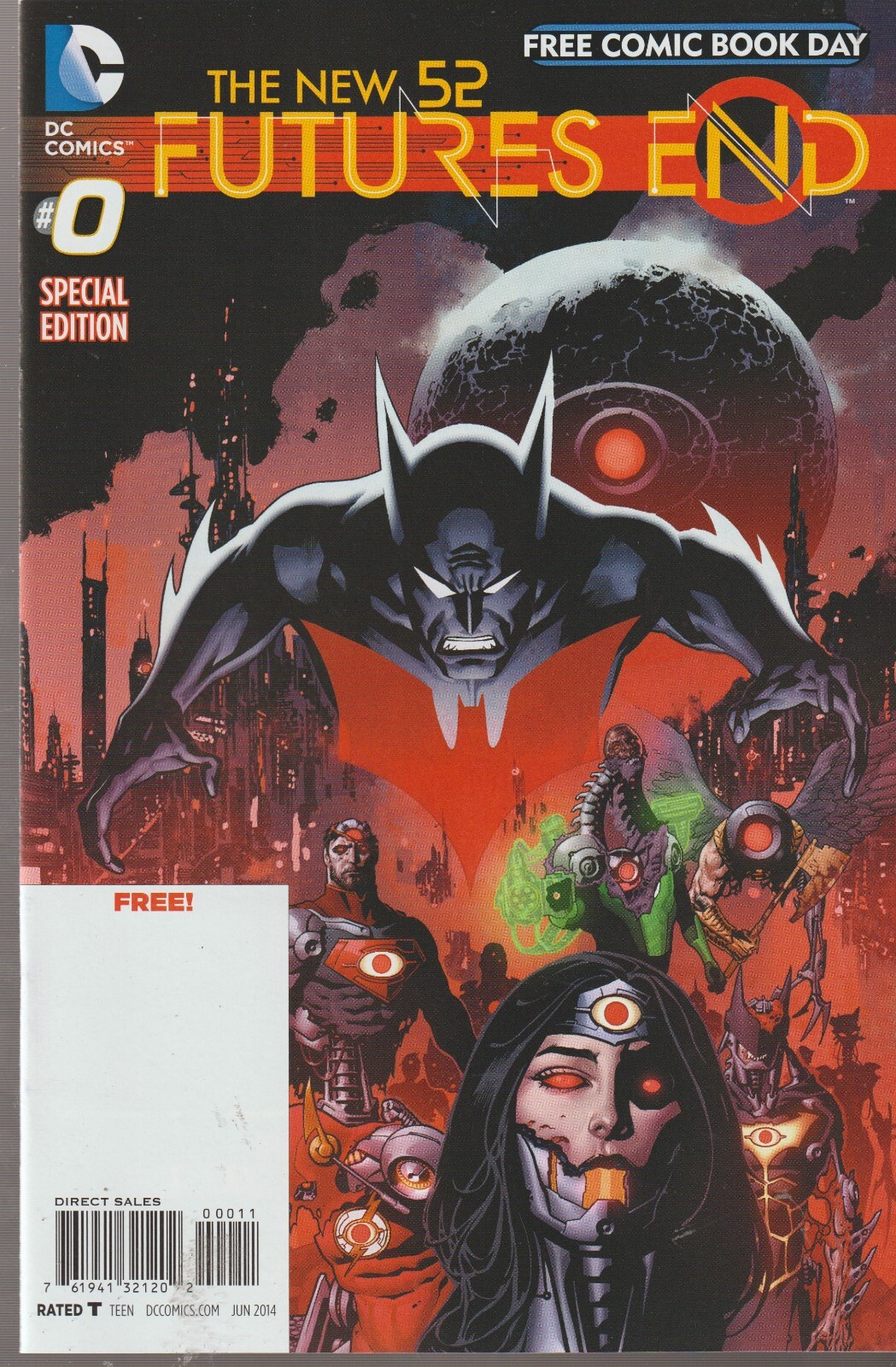 DC COMICS FUTURES END #0 NEW 52 (2014) 1ST PRINT VF