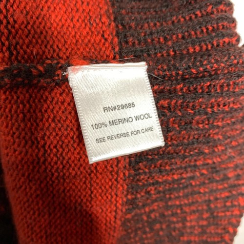 Pendleton Womens Small Merino Wool Full Zip Sweater Jacket Red - Picture 4 of 4