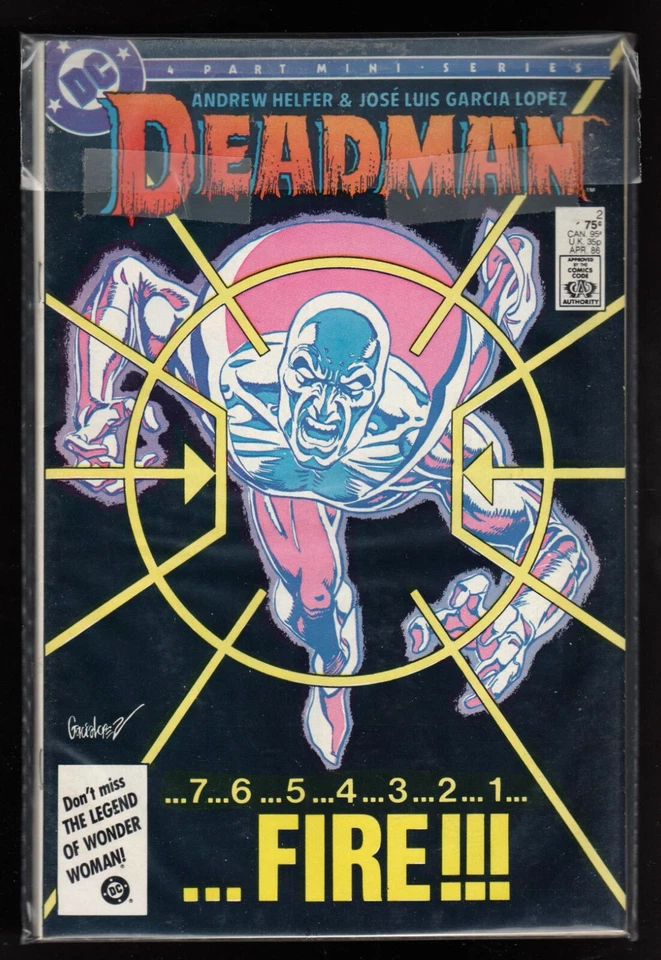 DEADMAN 1986 #1-4 CONJUNTO COMPLETO DC COMICS ALTA CALIDAD CALIFICACIONES PROMEDIO CASI NUEVO/CASI NUEVO+ 9,2/9,6 Foto 4 de 4