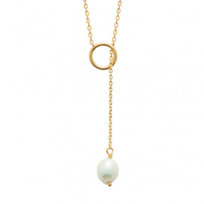 Collier En Y En Argent Massif 925 Avec Boules 4/6mm - Garanti Sans Nickel - Neuf Avec étiquettes