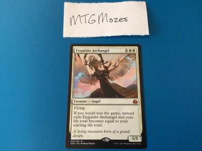 MTG Exquisite Archangel misprint partial square corner