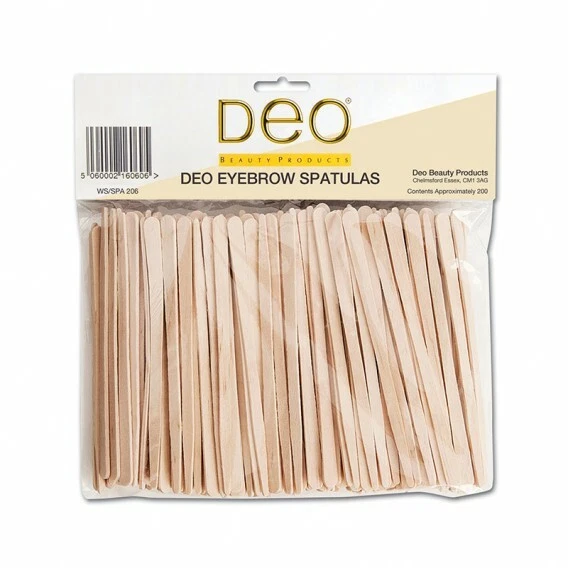DEO BEAUTY PRODUCTS Deo Wooden Eyebrow Spatulas