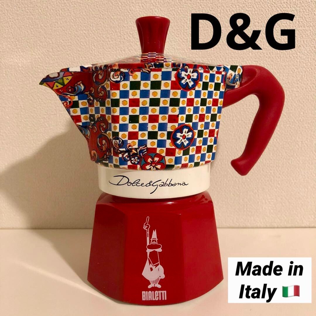 BIALETTI DOLCE & GABBANA Moka Express Medium Made in Italy BIALETTI DOLCE & GABBANA Moka Express Medium Made in Italy