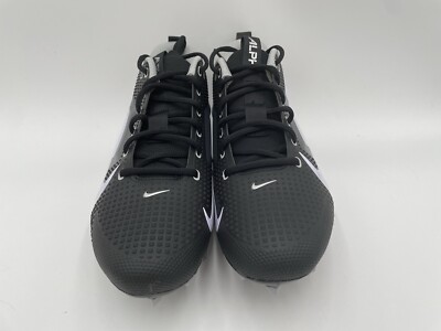 New Nike Alpha Menace 4 Varsity Football Cleats Black Men's Size