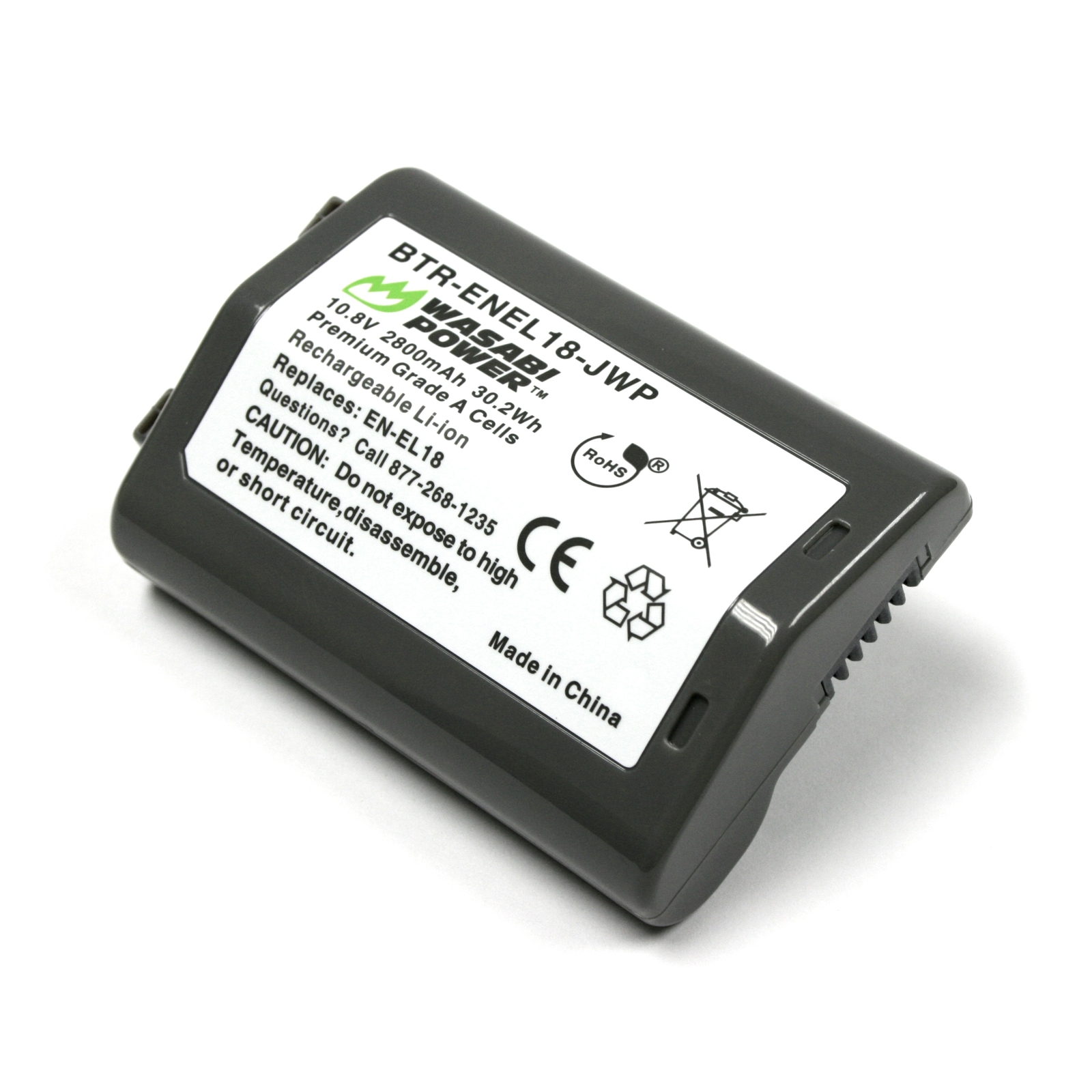 Wasabi Power ENEL18 a/b/c Battery, Battery Chamber Cover for Nikon BL