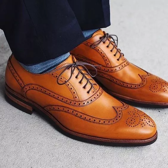 tan dress shoes